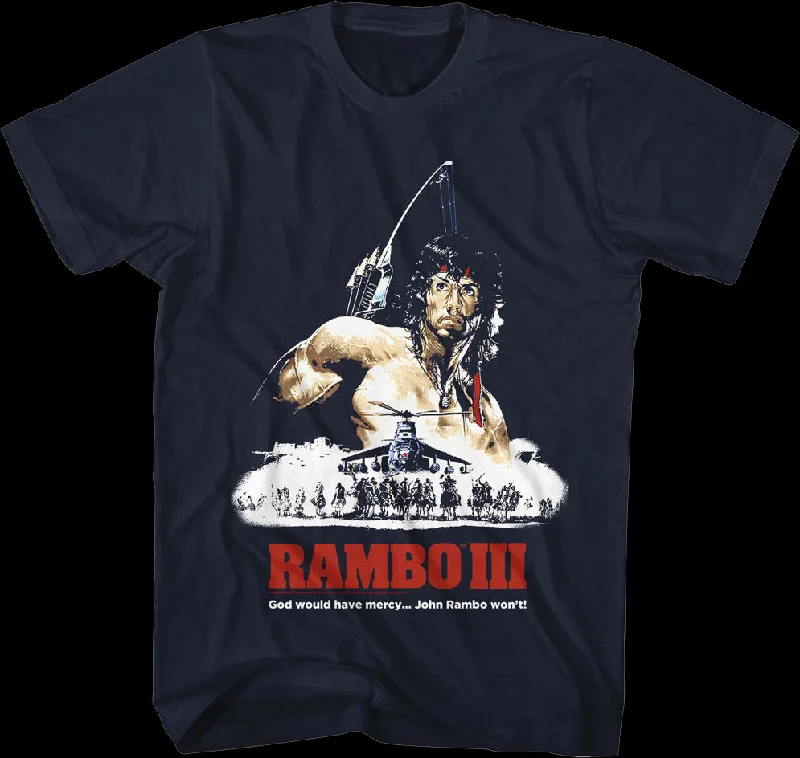 Illustrated Poster Rambo III T-Shirt