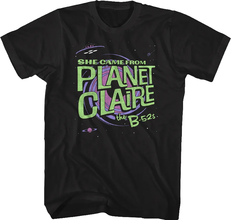 She Came From Planet Claire B-52s T-Shirt