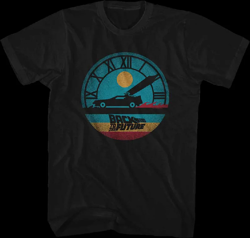 Retro Clock Back To The Future T-Shirt