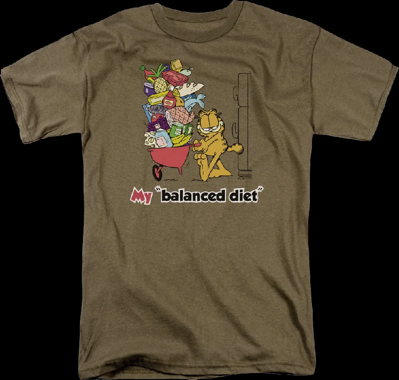 Balanced Diet Garfield T-Shirt