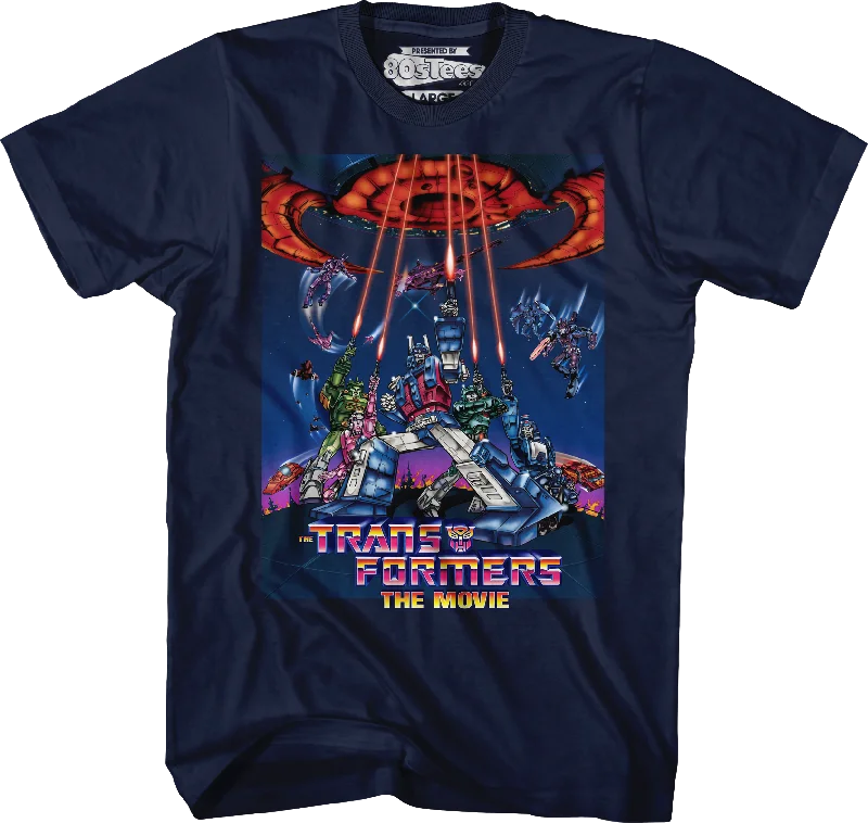 1986 Movie Poster Transformers T-Shirt