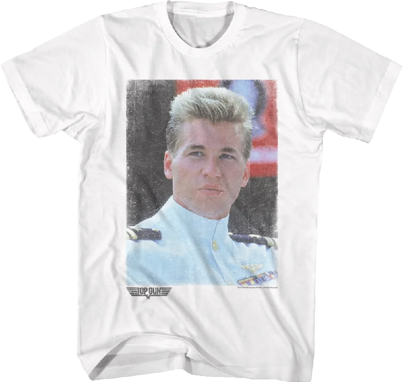 Top Gun Iceman Portrait T-Shirt