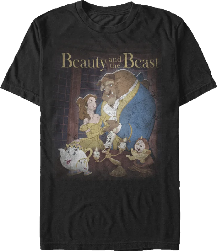 Beauty And The Beast Poster Art T-Shirt