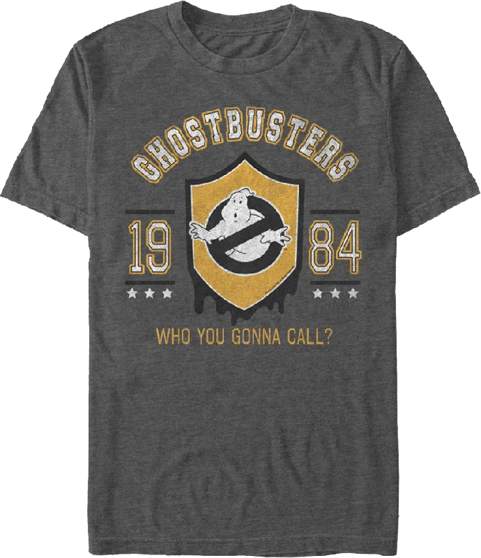 1984 Collegiate Shield Ghostbusters T-Shirt