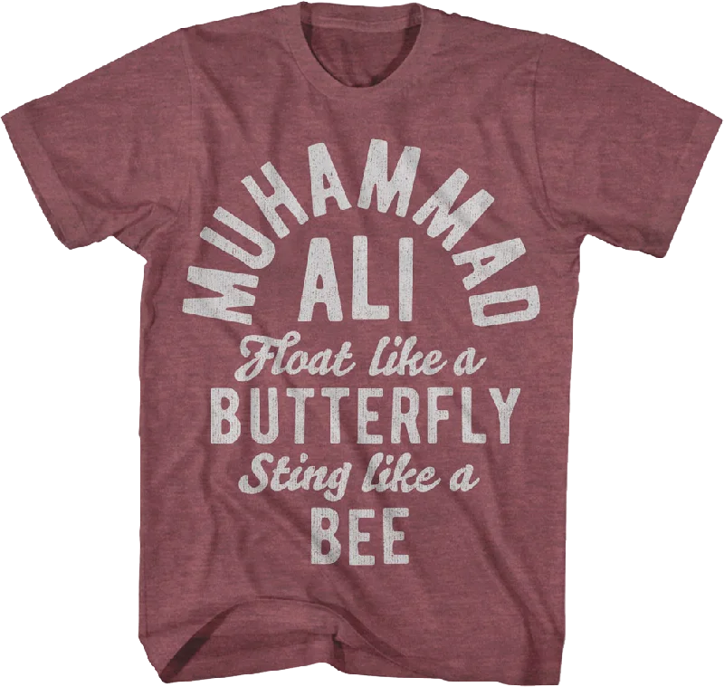 Retro Float Like A Butterfly Sting Like A Bee Muhammad Ali T-Shirt