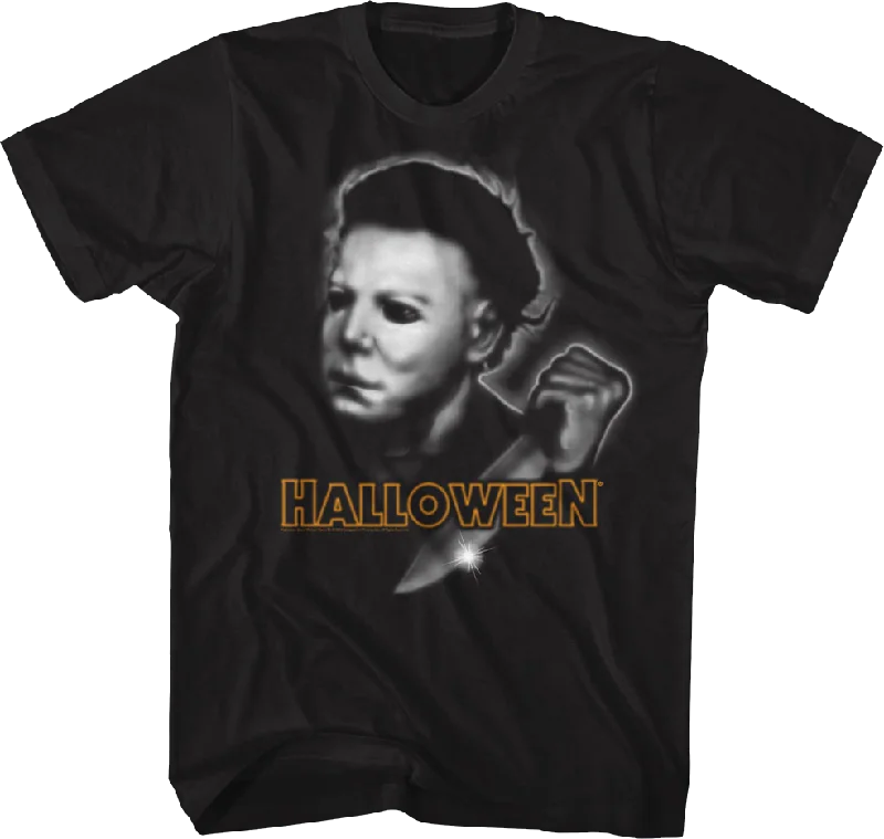 Airbrush Michael Myers Halloween T-Shirt