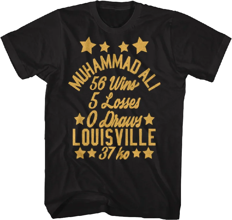 Wins And Losses Muhammad Ali T-Shirt