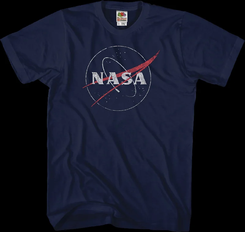 Distressed Logo NASA T-Shirt