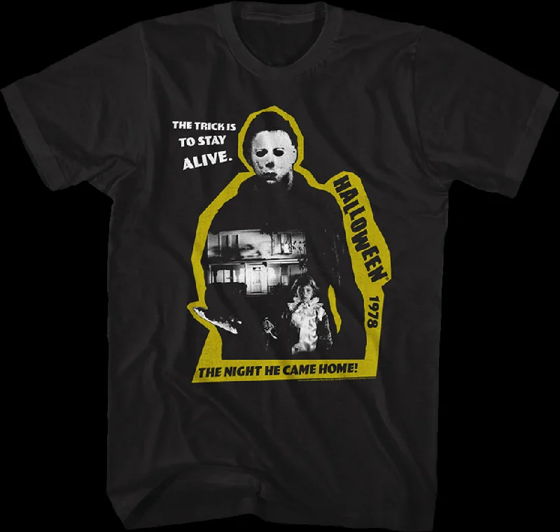 Michael Myers The Shape Cut Out Halloween T-Shirt