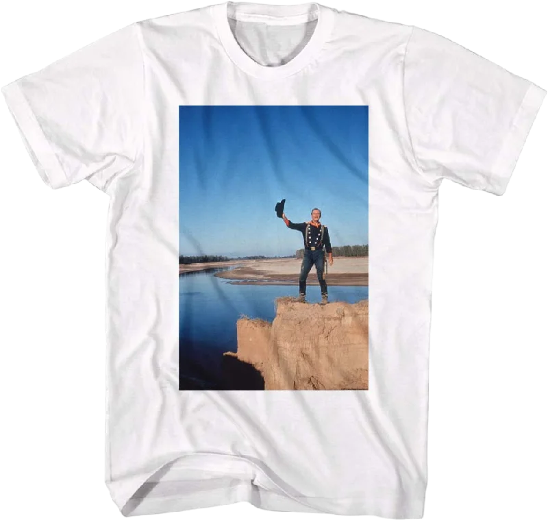 Living On The Edge John Wayne T-Shirt