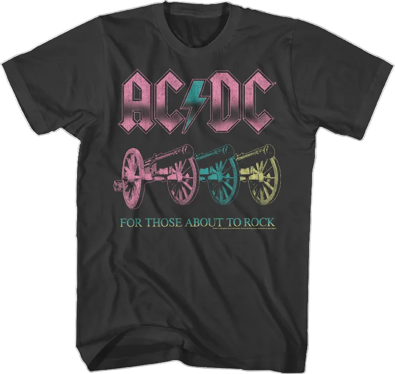 Neon For Those About To Rock ACDC Shirt