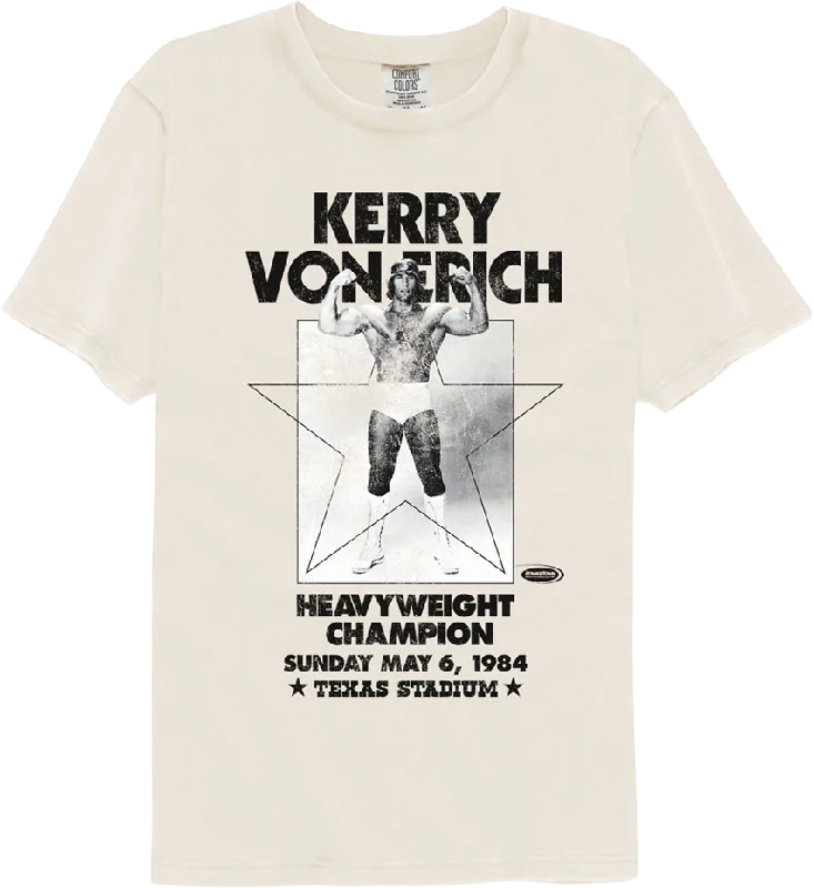 Heavyweight Champion Kerry Von Erich Comfort Colors Brand T-Shirt