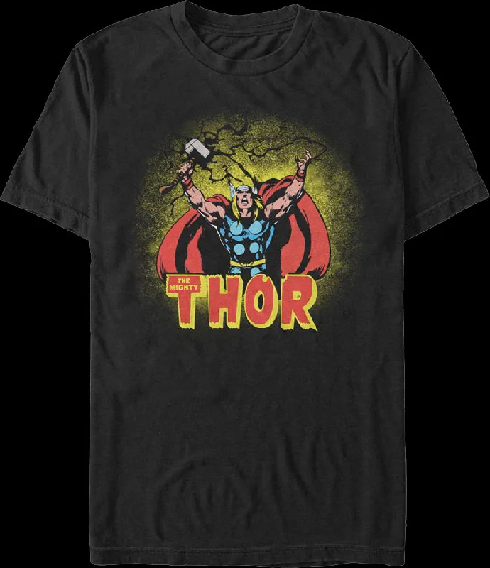 Thor Summon Lightning Marvel Comics T-Shirt