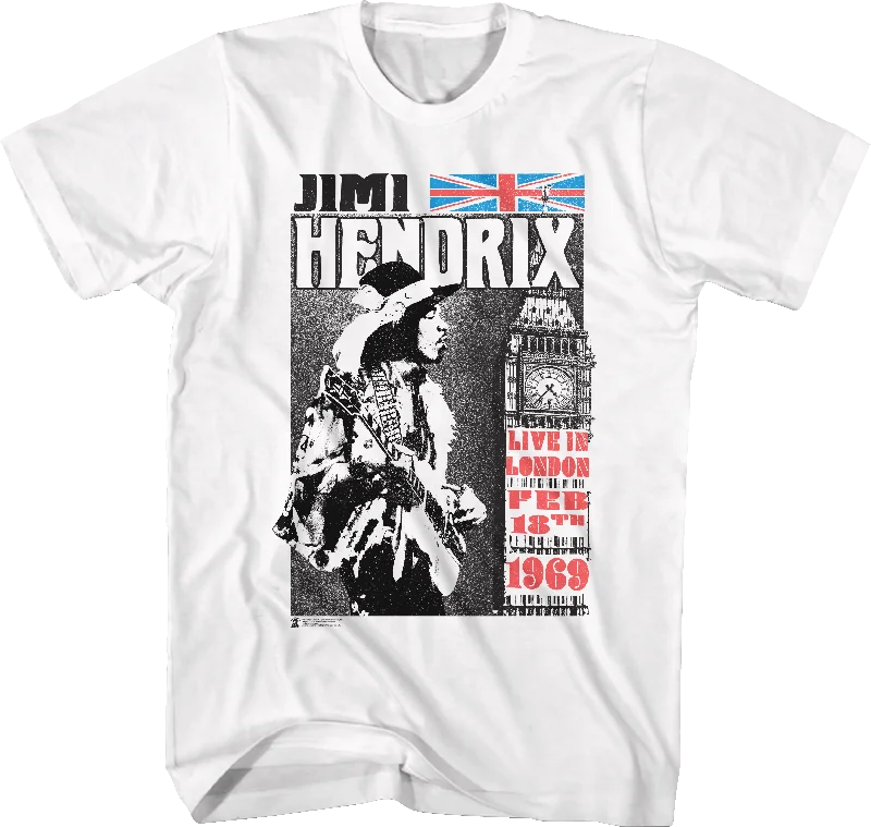 Live In London Jimi Hendrix T-Shirt