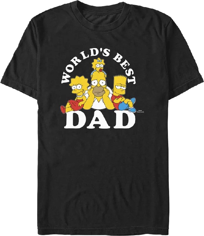 World's Best Dad Simpsons T-Shirt