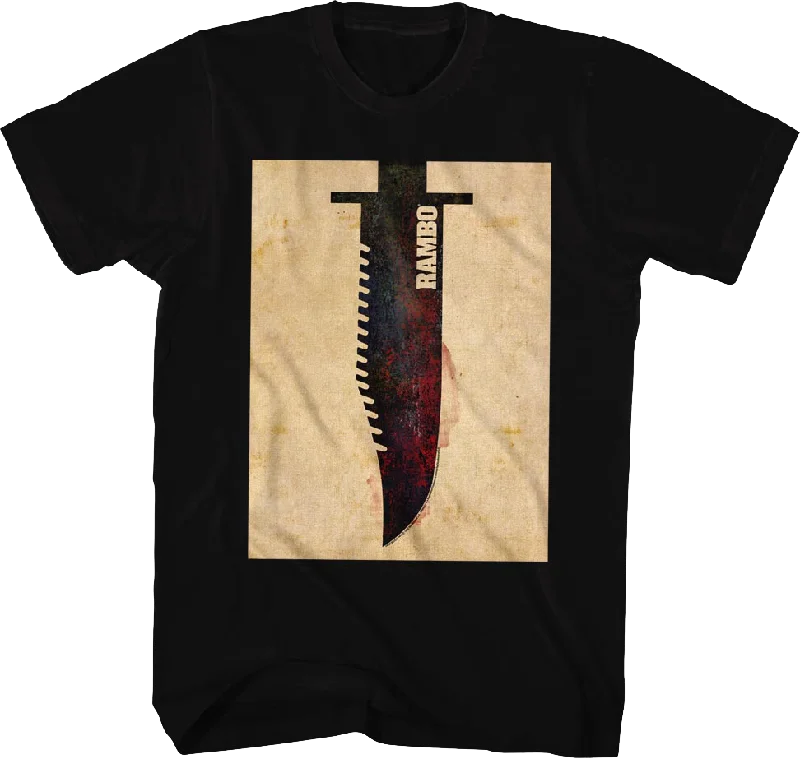 Survival Knife Rambo T-Shirt