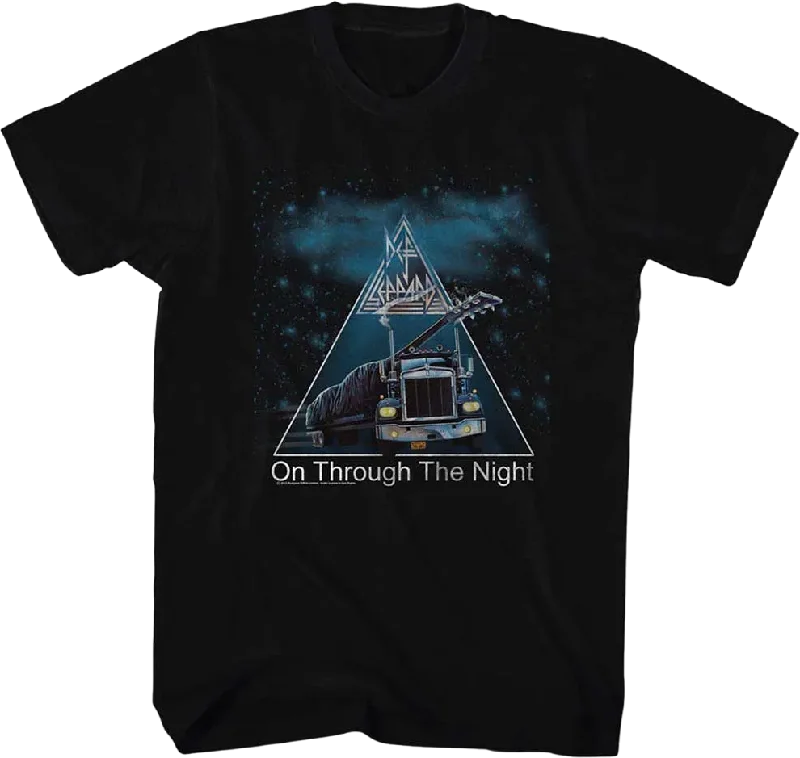 On Through The Night Triangle Def Leppard T-Shirt