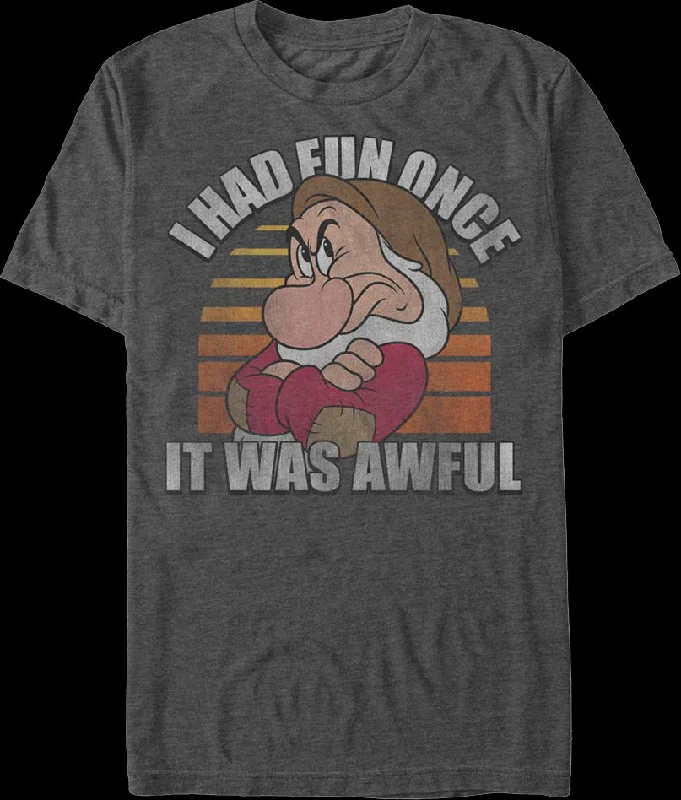 I Had Fun Once Snow White and the Seven Dwarfs T-Shirt