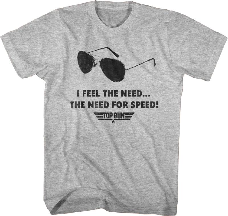 Aviators Feel The Need For Speed Top Gun T-Shirt