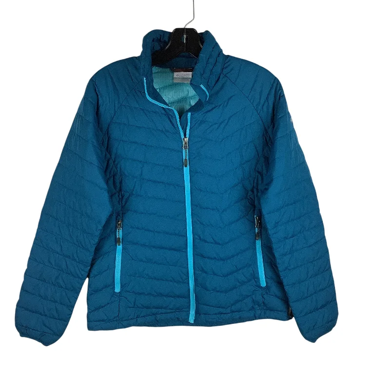 Jacket Puffer & Quilted By Columbia In Teal, Size: M