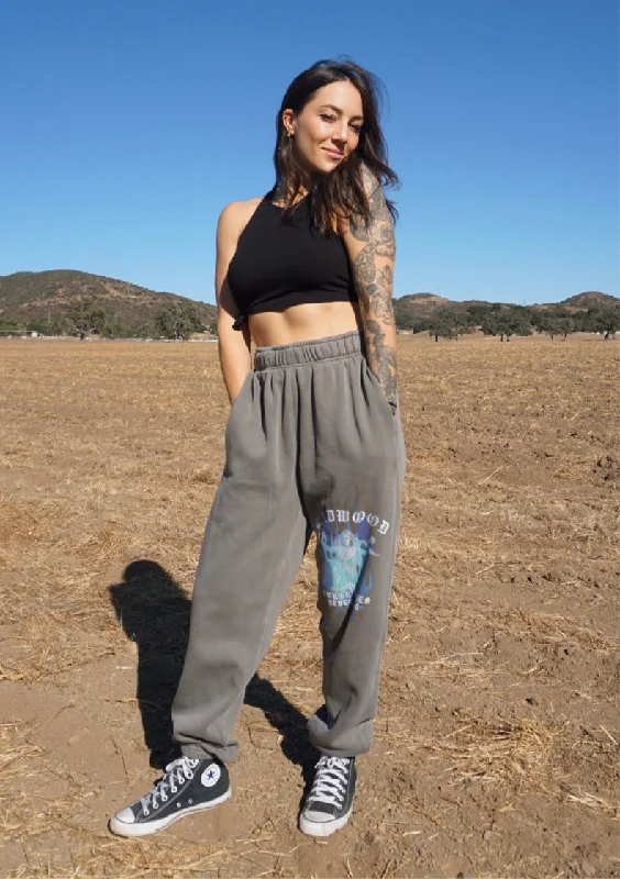 "TOUGH TIMES" Sweatpants in BURNOUT