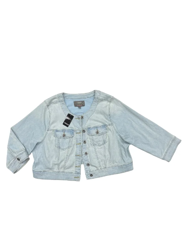 Jacket Denim By Torrid In Blue Denim, Size: 3x