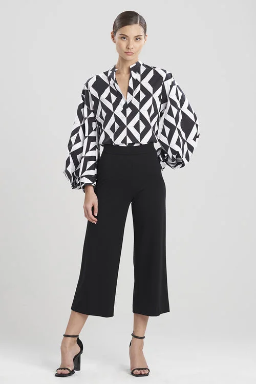 Light Weight Ponte Crop Pants