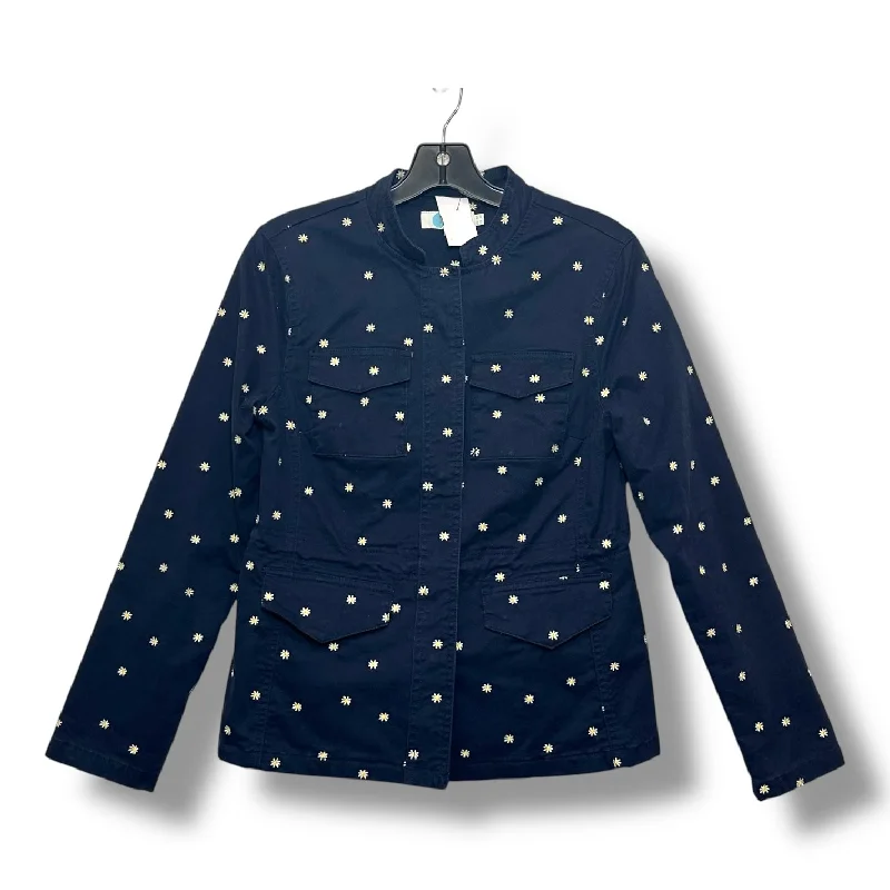 Jacket Denim By Boden In Navy, Size: 4