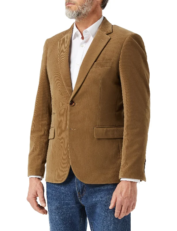 MATTHEW - Cream Corduroy Blazer Jacket