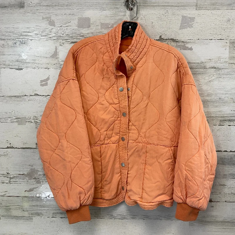 Jacket Puffer & Quilted By Blanknyc In Orange, Size: Xs