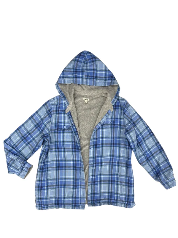 Jacket Fleece By L.l. Bean In Blue, Size: L