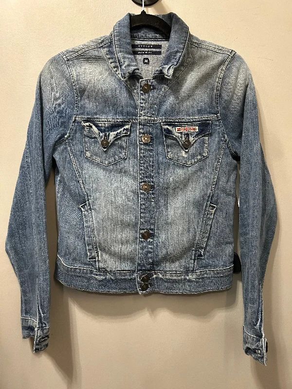 Jacket Denim By Hudson In Blue Denim, Size: M