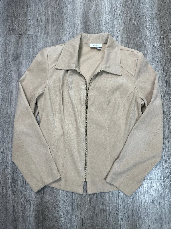 Jacket Other By Dressbarn In Tan, Size: S