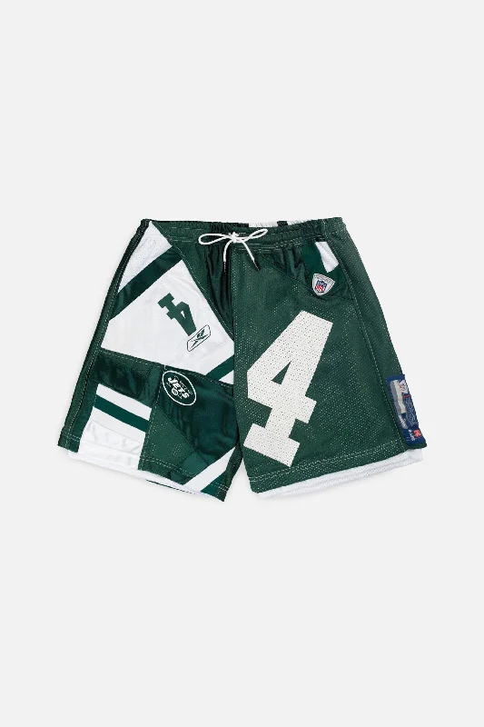 Unisex Rework NY Jets NFL Jersey Shorts - M