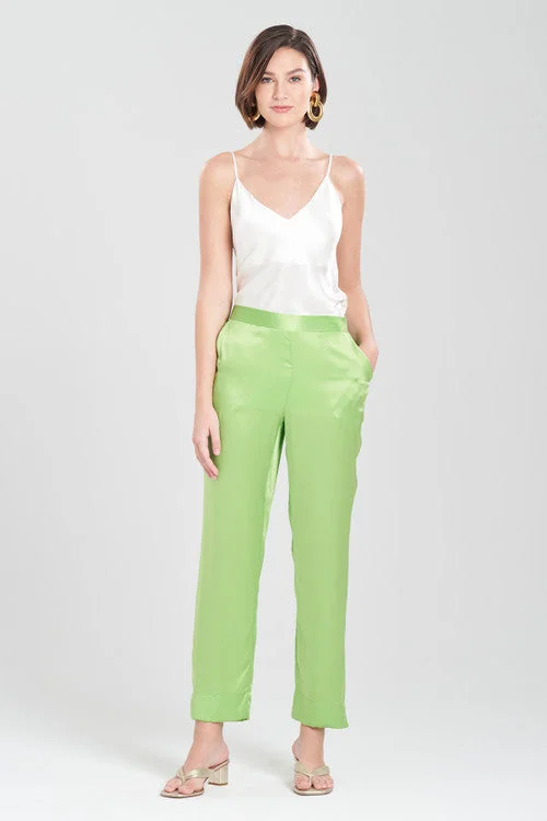 Key Essentials Silk Straight Leg Pants