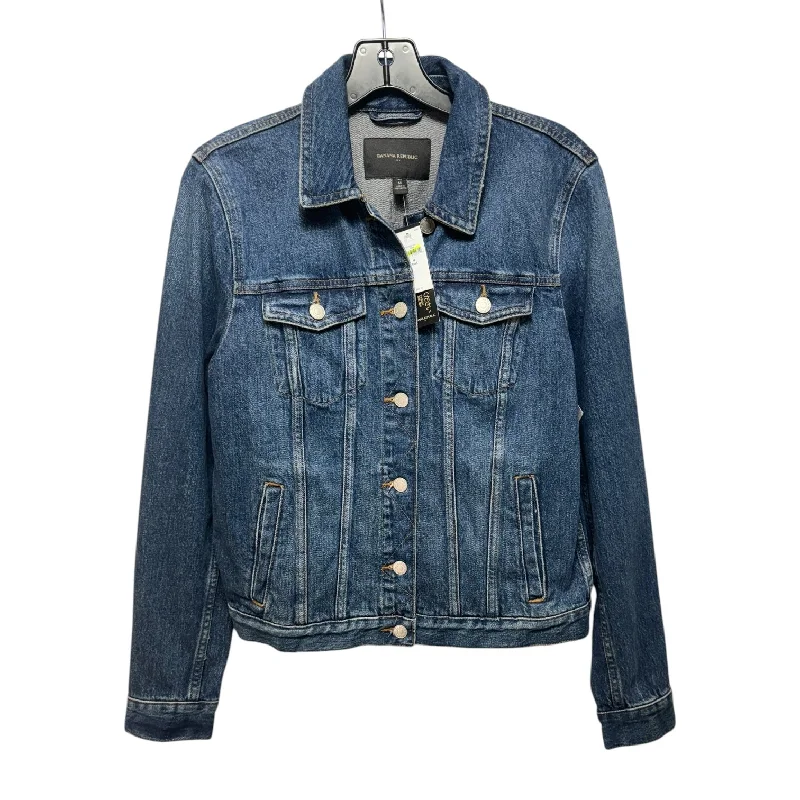 Jacket Denim By Banana Republic In Blue Denim, Size: M tall