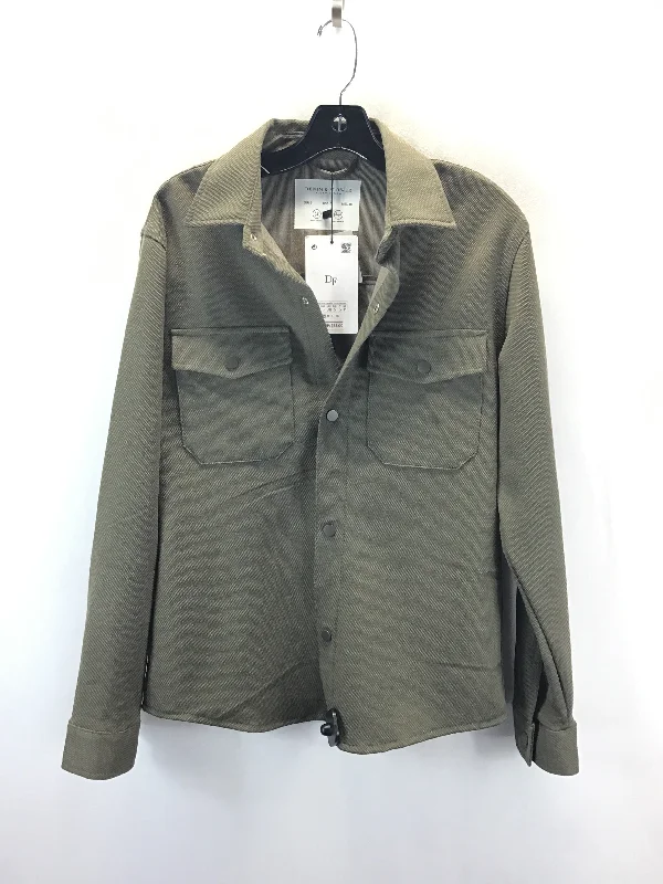 Jacket Shirt By Clothes Mentor In Green, Size: S