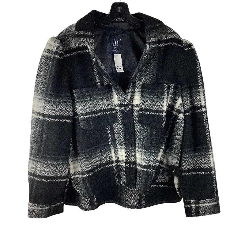 Jacket Other By Gap In Plaid Pattern, Size: L