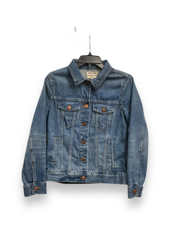 Jacket Denim By Madewell In Blue Denim, Size: M