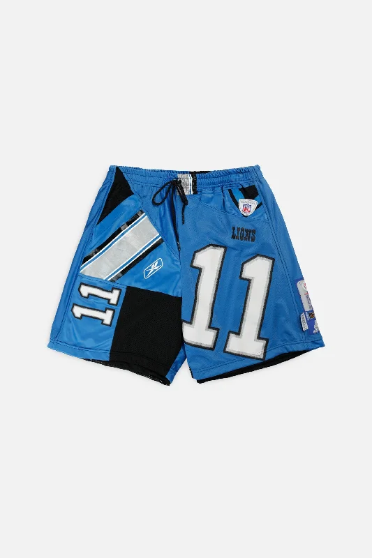 Unisex Rework Detroit Lions NFL Jersey Shorts - M