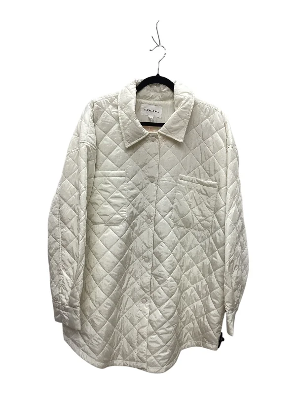 Jacket Puffer & Quilted By Tribal In Cream, Size: Xxl