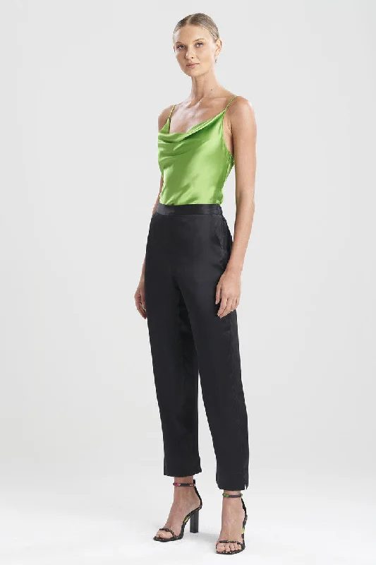 Key Essentials Silk Straight Leg Pants