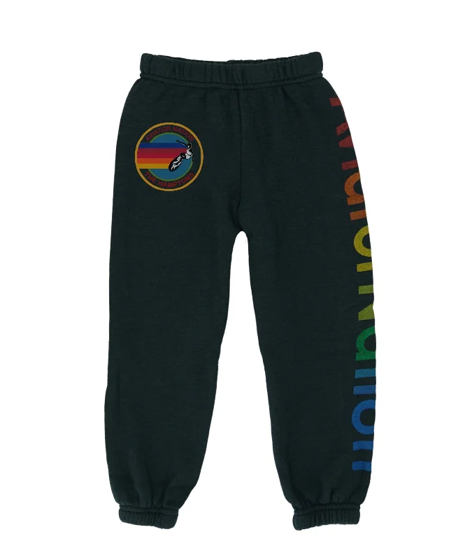 KID'S AVIATOR NATION HAMPTON SWEATPANTS - CHARCOAL