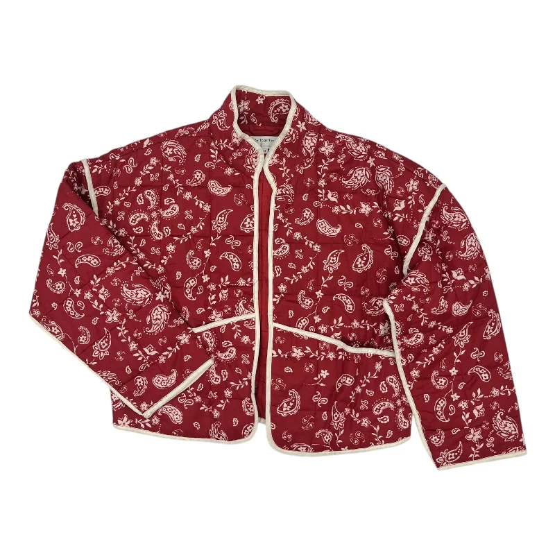 Jacket Puffer & Quilted By By Together In Red, Size:M