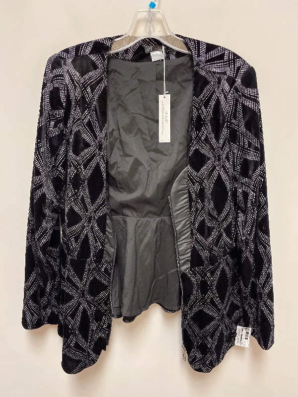 Jacket Other By Venus In Black & Silver, Size: 1x