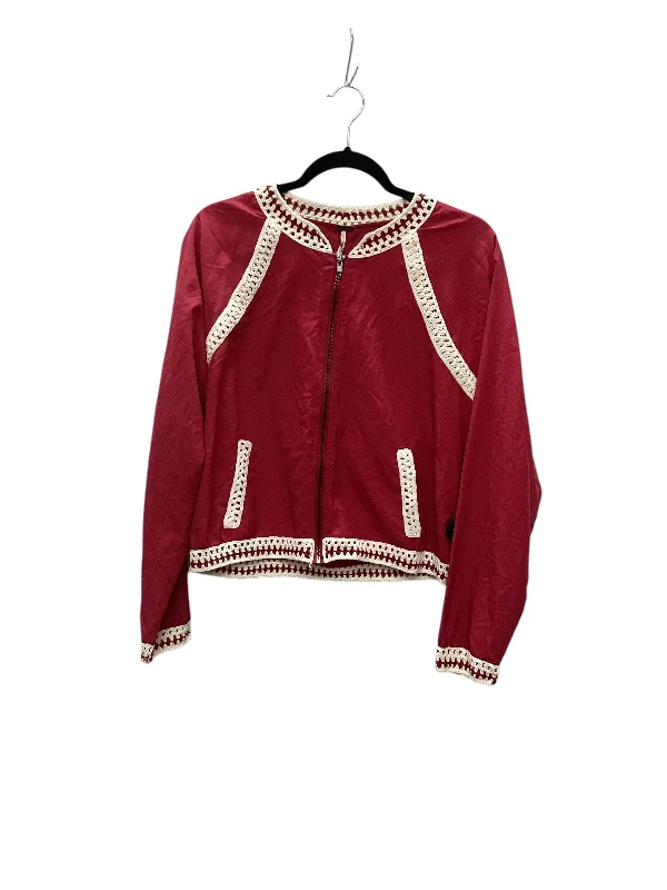 Jacket Other By Free People In Red, Size: L