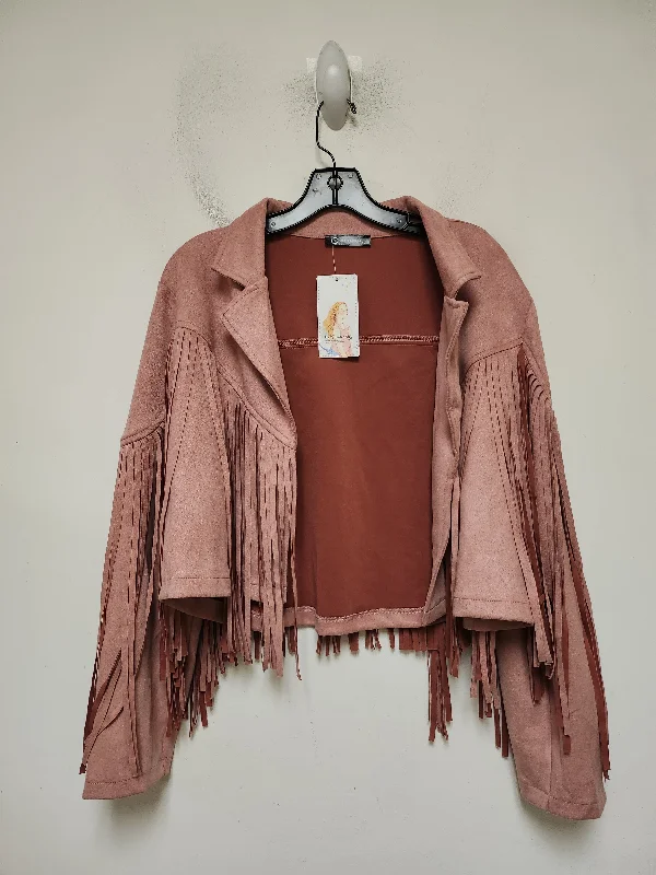 Jacket Other By Clothes Mentor In Pink, Size: Xl