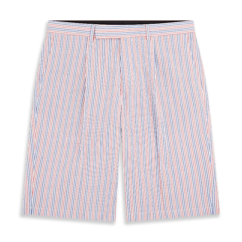 Tully Blue Red Seersucker Shorts