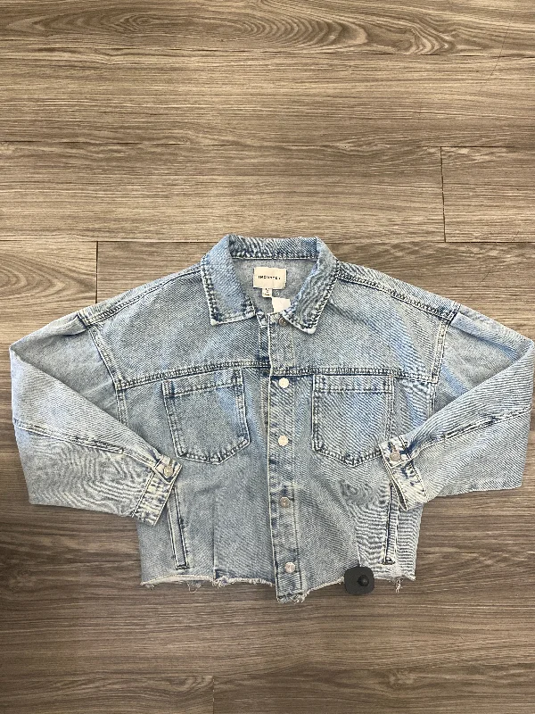 Jacket Denim By Clothes Mentor In Blue, Size: S