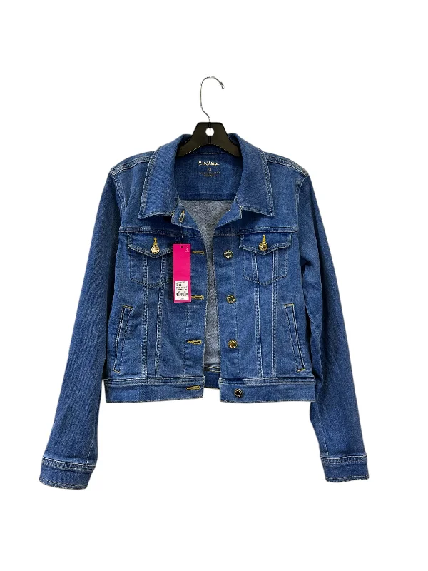 Jacket Denim By Lilly Pulitzer In Blue Denim, Size: M